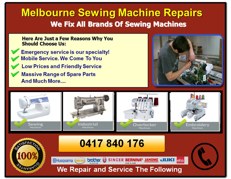 Melbourne Sewing Machine Repairs and Servicing Near Me