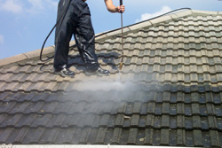 Pressure Clean Tile Roof - Step One in Roofing Restoration