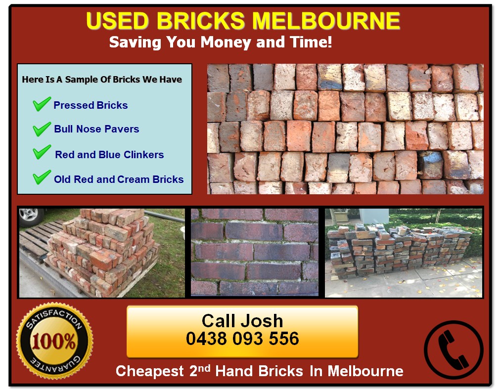 Second Hand Bricks in Melbourne